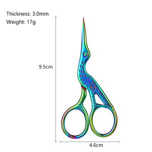 Chất Lượng Cao Thép Không Gỉ Retro Crane Bird Kéo Đa-Mục Đích Hộ Gia Đình DIY Cắt Kéo - Product Image 4