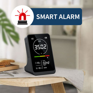 Asker Air Quality Monitor ZN-MT16 OLED Display CO2 TVOC Temp Humidity Sensor for Home Office - Product Image 4