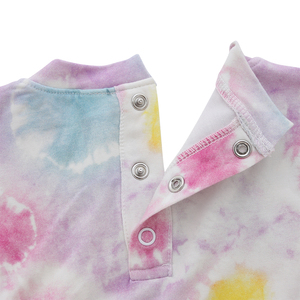 Pelele de manga corta con diseño de lazo para recién <span class=keywords><strong>nacido</strong></span>, conjunto de ropa de <span class=keywords><strong>verano</strong></span> para niños y niñas - Product Image 4