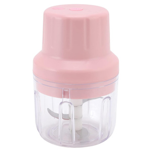 <b>Mini</b> Design Kitchen Tools USB Electric Garlic Crusher Fruit Meat Cutter Blender Vegetable Chopper Machine Stainless Steel Blade - Product Image 1