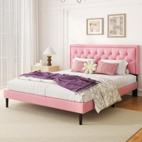 Lit de rangement en velours avec 3 tiroirs, taille Queen, revêtement en velours noir et sommier à lattes stable pour la décoration intérieure