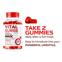 Vital Surge Gummies Max Men Complément Alimentaire Vitamine B12 Acide Folique Soutien Énergétique pour Hommes