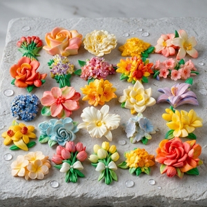 Moule en silicone à motifs floraux variés <span class=keywords><strong>pour</strong></span> la fabrication de résine, d'aromathérapie, de plâtre, de décorations d'intérieur, de chocolat, de <span class=keywords><strong>fondant</strong></span>, de bougies en forme de rose - Product Image 3