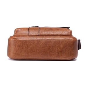 Borsa a tracolla in pelle nera da uomo di moda resistente di Vicuna Poloer borsa a tracolla in pelle resistente da uomo - Product Image 6