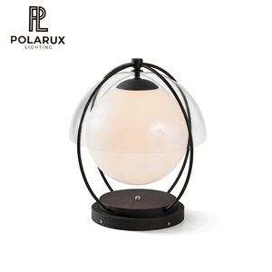 Lámpara de Jardín Esférica de Hierro y Metal PMMA, Estilo Nórdico Moderno y Creativo, para Exteriores, Jardín, Villa, Parque, Camino, Lámpara Orb Impermeable, Iluminación de Paisaje - Product Image 1