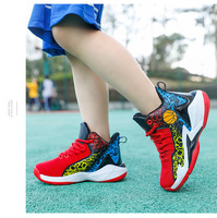 Chaussures de basketball pour hommes de haute qualité, durables, respirantes, style plateforme, à lacets, avec doublure en mesh et semelle extérieure en caoutchouc PU