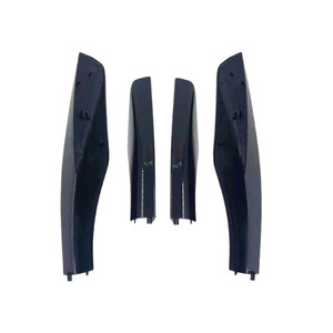 Couverture de barre de toit Lexus RX330 noire en ABS 03-08, style plat moderne, couvre-bagages - Product Image 1