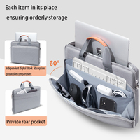 Tas Laptop Bisnis Anti Maling Tahan Air Anti Guncangan Tebal 15.6 Inch dengan Airbag, Bahan Polyester, Model Terbaru