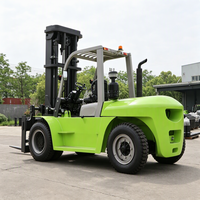 Chariot élévateur diesel à combustion interne FD100Z de bonne qualité, mât à deux/trois étages, faible bruit, pour pièces de machines lourdes, utilisation extérieure