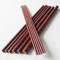 Oferta de Muestra Gratuita: Varillas de Baquelita Laminada de Tela de Algodón Fenólica Marrón Roja Marca Yuneng, Aislantes de Alto Voltaje, Voltaje Nominal de 20KV