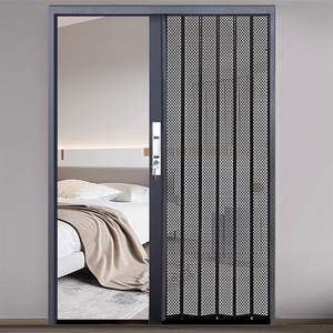 Nouvelle porte pliante en maille diamantée - Porte <span class=keywords><strong>moustiquaire</strong></span> anti-effraction et anti-insectes - Product Image 5