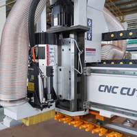 Routeur CNC JIYU CH1-12 à changeur d'outils linéaire haute précision avec moteur 9,0 kW pour la découpe, le perçage, la gravure et la nesting du bois