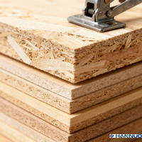 3 panneaux OSB de haute précision 18mm Construction 3 panneaux OSB E0/E1/E2