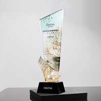 Trophées cristal personnalisés, nouveau style