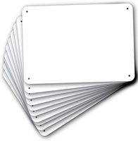 Feuille d'aluminium vierge à sublimation 12x18 pouces Tôle métallique à transfert de chaleur par sublimation