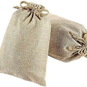 Stock <b>PLA</b> Drawstring Linen Bags Herbal Powder Packaging Coffee Grounds Sachets Empty Gift Packaging - Product Image 4
