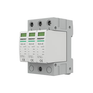 Beny Pv Solar Ac Protector contra sobretensiones Type2 Ip20 385V 40kA 3P Sistema de protección contra rayos CE para - Product Image 4