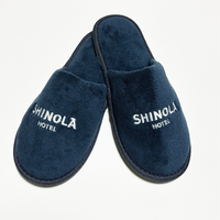 Chaussons jetables en polaire corail de haute qualité, personnalisés pour les hôtels et complexes hôteliers de luxe