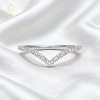 Bague en argent S925 minimaliste et polyvalente, tendance géométrique, avec moissanite taille circulaire, idéale pour les rendez-vous, les soirées, les fêtes et les tenues féminines