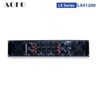 Amplificateur de puissance professionnel 4 canaux AOFO LX41200, amplificateur audio PA haute puissance pour scène, concert, sonorisation