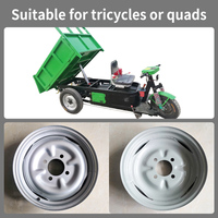 Vente en gros et au détail de jantes en acier personnalisées de 12 pouces 400-12 4.00-12 jantes de pneus arrière pour tricycles et quads électriques