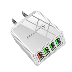 Preiswerter 5V 3.1A Usb-Wandladeadapter für Mobiltelefon Großbritannien USA Wall-USB-Reise-Schnellladegeräte