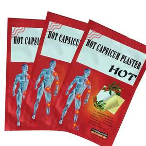 Capsicum 석고 뜨거운 의료 관절 어깨 큰 효과적인 생강 중국어 다시 일본어 무릎 월경 통증 완화 패치 - Product Image 1