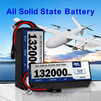 Baterai Solid State Densitas Energi Tinggi 132000mAh 6S 23.7V 350wh/kg 132ah Baterai Teraman untuk Drone, Kapal, Robot