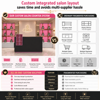 Expositor de Pelucas, Muebles para Salón de Pelucas, Cabeza de Maniquí para Exhibición, Exhibidor de Extensiones de Cabello, Vitrina para Pelucas, Mostrador de Recepción Personalizado