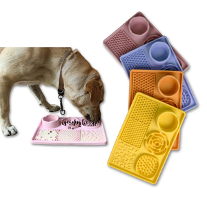 Pet Pad Silicone Licking Pad <strong>Mat</strong> With Suction Cups Pet Licking <strong>Mat</strong> Dog <strong>Cat</strong> Slow Feeder Pets Licking <strong>Mat</strong> - Product Image 2