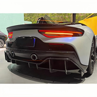 Diffuseur arrière en fibre de carbone sèche de style OEM adapté à la mise à niveau et à la modification de la Maserati MC20
