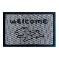 2025 nouveau produit couloir demi-rond tapis couloir demi-cercle tapis personnalisé Durable anti-dérapant maille conception extérieur paillasson