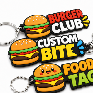 Customized Your Own Logo Soft Pvc Key Chains 2D <b>Custom</b> Logo Keychains Rubber 3D Pvc <b>Keychain</b> - Product Image 2