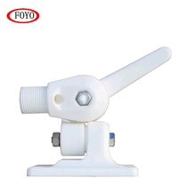 Support d'antenne à cliquet en nylon blanc haute résistance FOYO, accessoire marin pour bateau, directement de l'usine
