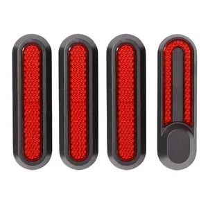 Superbsail Scooter Front Rear Wheel Cover Plastic Modified Set For Xiaomi M365 Pro 2/1s/ Mi3 Front Rear Safety Reflective Parts