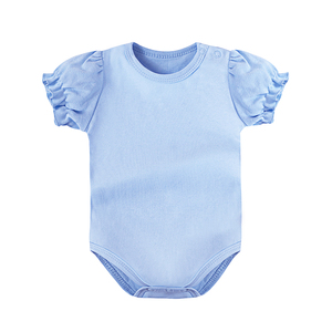 Pagliaccetto per neonato tutine per bambini all'ingrosso cotone rosa cotone 100% girocollo personalizzato di alta qualità abbigliamento per bambini fabbrica - Product Image 2