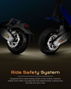 Patinete Eléctrico Plegable Skycore RS5 Ultra, 60v 5600w, Aleación de Aluminio Inteligente, Motor Dual, Velocidad de 80km/h para Adultos - EE. UU. - Product Image 2