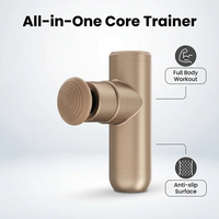 Pistolet de massage personnalisable OEM en aluminium avec moteur sans balais, fonction musicale, contrôle de la minuterie et 4 têtes de massage pour thérapie corporelle complète