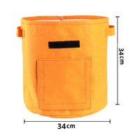 Sacs de culture en feutre robustes personnalisés de 5 à 45 gallons – Accessoire agricole premium pour la culture de légumes et la plantation