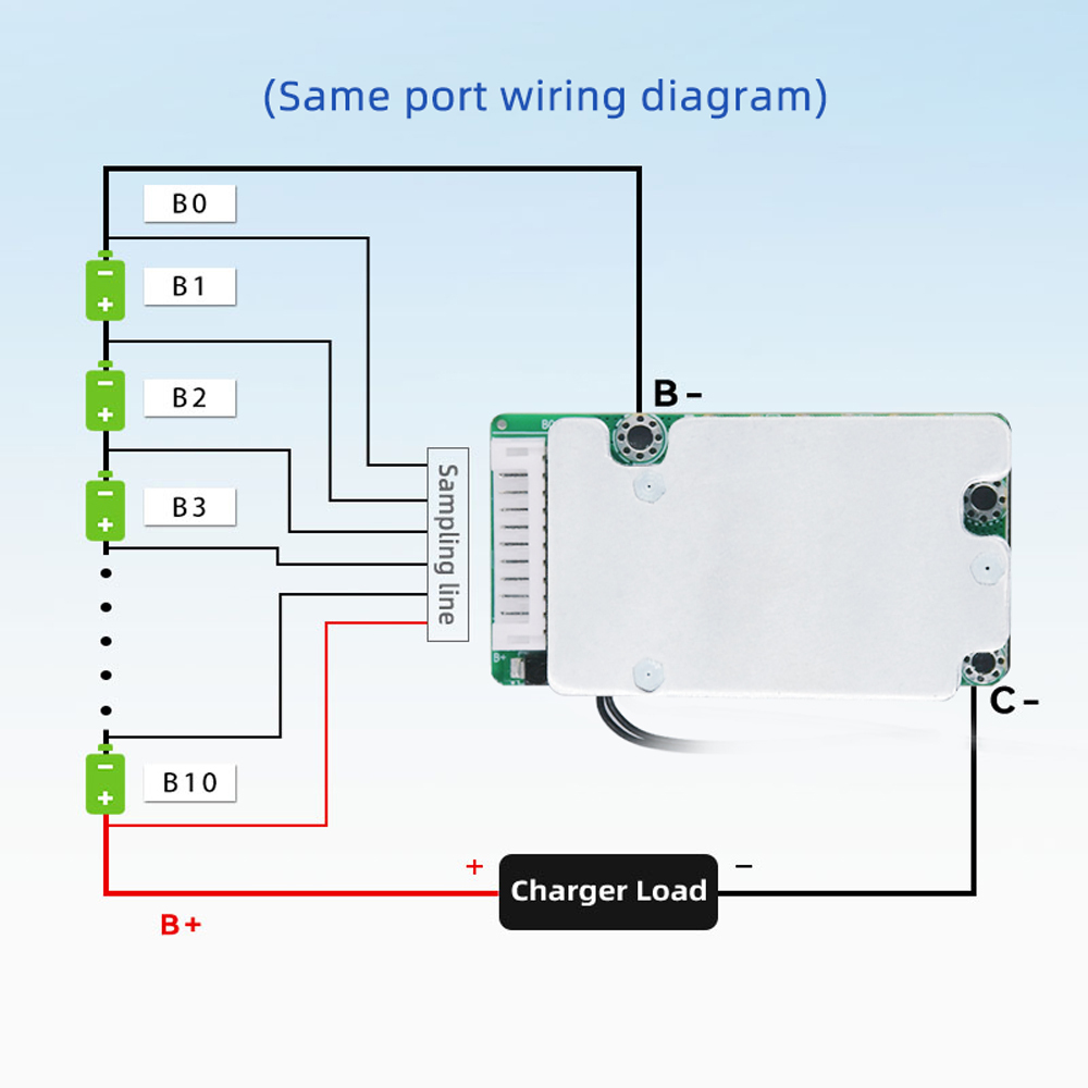 XJ BMS 10S 13S 15A 20A 32V 37V 41V 48V LFP NMC Lithium Iron Phosphate Battery Cell Integrated Lifepo4 Bms for Electric Bicycle · image 4