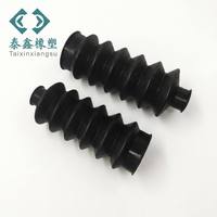 Soufflet anti-poussière flexible en caoutchouc EPDM ondulé, couvercle d'expansion, bouchon en caoutchouc pour amortisseur de machines de construction