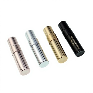 Hot Sale Electroplating Glass Spray <b>Bottle</b> 2ml 3ml <b>5ml</b> 10ml Gold Silver Black Glass <b>Bottles</b> - Product Image 1