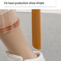Chausse-pieds magnétique en bois à long manche personnalisable de 50 cm et 75 cm, aide à l'enfilage des chaussures en bois, longue cuillère à chaussures pour les personnes âgées, les femmes et les enfants