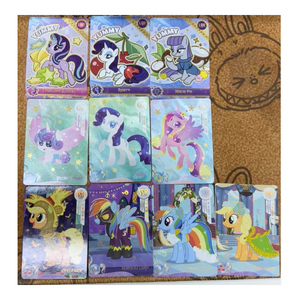 Cartes à collectionner QM Paper Tour <span class=keywords><strong>Polly</strong></span> Baby My Little Ponies Go Game Emballage cadeau Vente en gros Original - Product Image 6