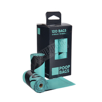 Mintgroen 8 Rolls Plastic Custom Biobased Hond Kak Pickup Zakken