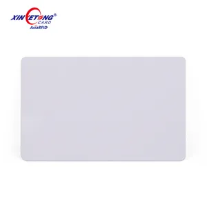 Cartão de identificação branco para impressora inkject, preço de fábrica, pvc, policarbonato, pc