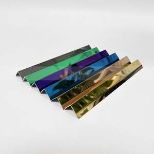 LL145 Customized Modern L-Shape Stainless Steel <b>Metal</b> Trim <b>Strip</b> Multi-Functional Corner Trim for Interior Wall Apartments - Product Image 4