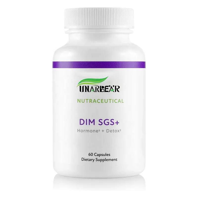 Natural Encourages Normal Estrogen 60 Capsules Metabolism Nutraceuticals DIM Hormone Detox Pill