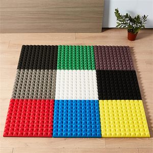 WOXIN moderna piramide acustica fogli di schiuma 5cm di spessore facile installazione spugna insonorizzata per uso interno <span class=keywords><strong>in</strong></span> studi KTV - Product Image 4
