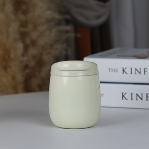 Termo de café de gelatina de diseño sencillo y moderno para hombres y mujeres, taza de té de acero inoxidable bonita y de alto valor estético para estudiantes - Product Image 5